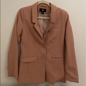 H&M Pink Oversized Blazer